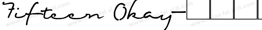 Fifteen Okay字体转换